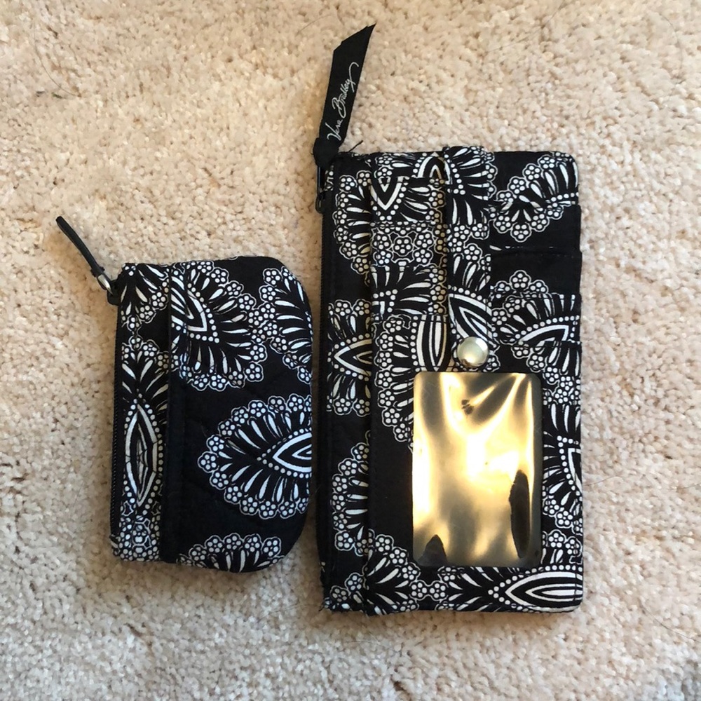 Vera Bradley coin purse and card wallet